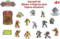 GORMITI -  Un Blister de 4 figuras - Miden 5cm - MODELOS ALEATORIOS - Hay 16 minifiguras diferentes - GIOCHI PREZIOSI - Para mayores de 4 años - details 0