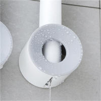 Estante De Almacenamiento Para Cepillo De Dientes Eléctrico Y Lavabo En Baño Adhesivo No Perforado Montado En La Pared Silicone Sin Marcas - details 6