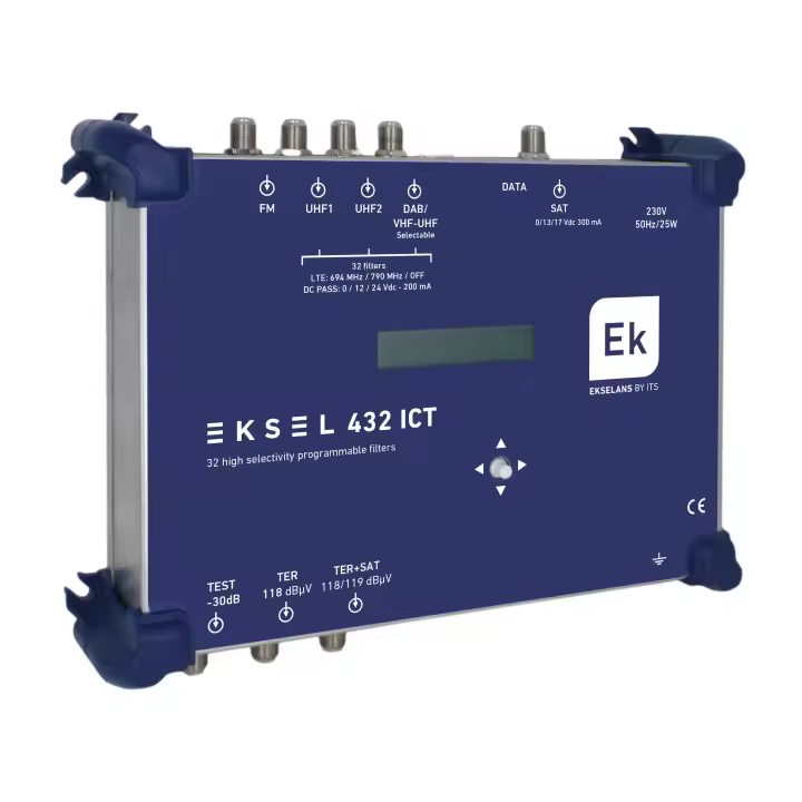 EK EKSEL 432 ICT Central Digital de 32 filtros UHF Ultraselectivos - 1