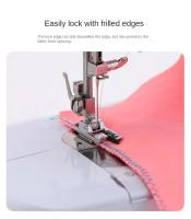 Máquina de Coser y Acolchar con Luz Incorporada: 38 Patrones, 2 Hilos de Bloqueo, Longitud Ajustable, 4 Pasos para Ojales, Ideal para Principiantes y Adultos - details 3