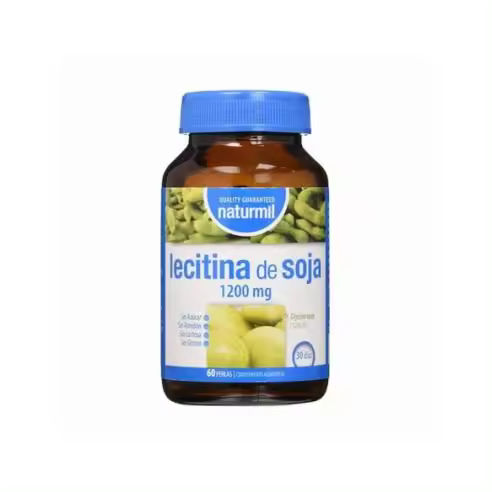 Dietmed LECITINA SOJA 1200mg 60 Cápsulas - Equilibrio Lipídico, Colesterol y Metabolismo del Hígado - Suplemento Alimenticio para el Bienestar Cardiovascular - 1