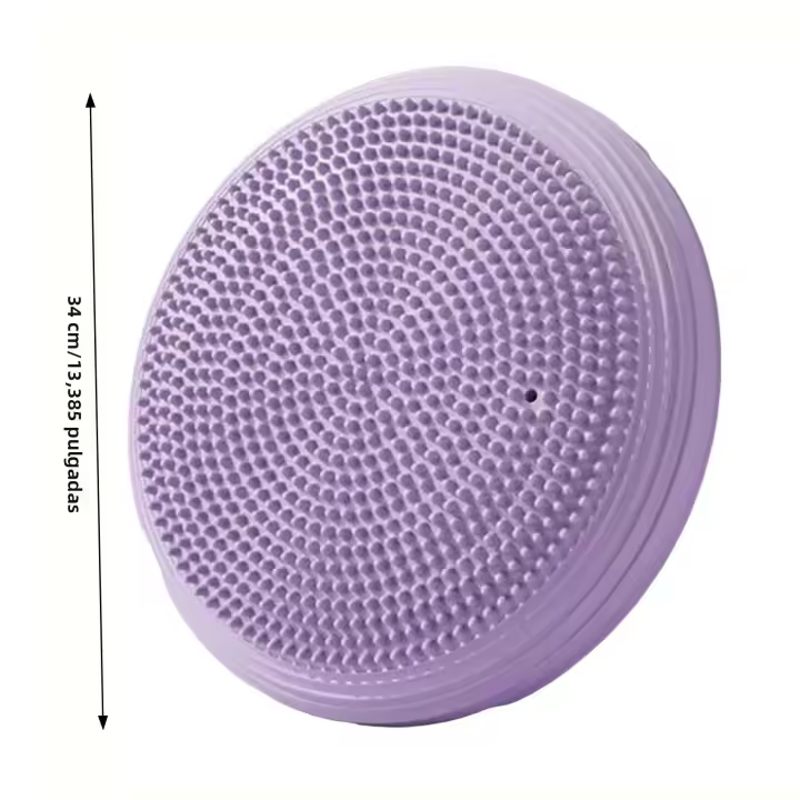 Almohada De Equilibrio Yoga Con Disco Táctil Y Bomba De Mano Para Mejorar La Postura Y La Fitness Estabilidad Material PVC - 1