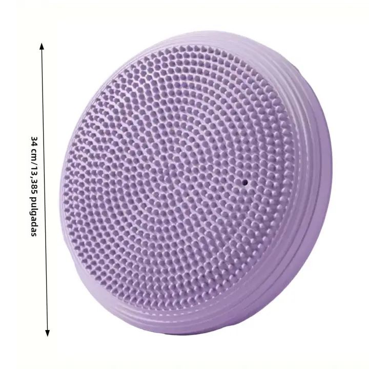 Almohada De Equilibrio Yoga Con Disco Táctil Y Bomba De Mano Para Mejorar La Postura Y La Fitness Estabilidad Material PVC - 1