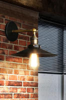 Lámpara De Pared Vintage Con Interruptor Base E27 Industrial AC90-260V Luz De Pared Retro Ajustable Para Iluminación Interior De Loft Y Dormitorio - details 2