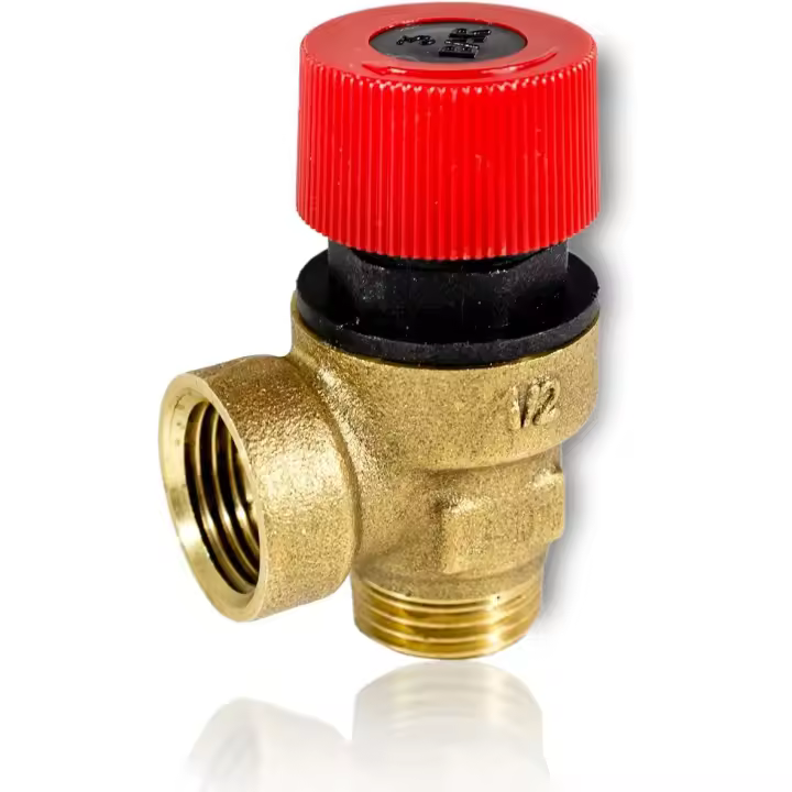 Válvula de Seguridad de Caldera GOLDMAN SERVICE G1/2'' (3Bar DN15) - Compatible con Principales Marcas - 1