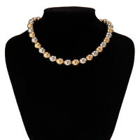 Collar Corto De Bolas Grandes Para Mujer Accesorio De Cuello Con Cadena Joyería De Moda 2024 Pulsera Encantos Tendencia - details 9