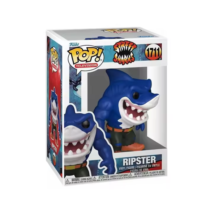 Funko Pop Television Street Sharks Figura Ripster Juguetes FUNKO - 1