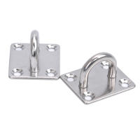Placa De Seguridad De Acero Inoxidable Para Puerta Cuadrada Gancho De Muelle De Yoga Soporte De Ventilador De Techo Para Barco Instalaciones De Juguete - details 4