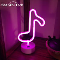 Ilumina Tu Hogar Con Luz LED Neón De Nota Musical USB/Batería Para Pared Decoración De Habitación Y Sala Regalo Para Niños Fiesta - details 0