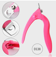 Tijeras De Uñas De Acero Inoxidable Para Uñas Postizas Y Acrílicas PINPAI Uso Manicura Y Cura De Uñas UV Clipper Cortador De Uñas Forma U - details 1