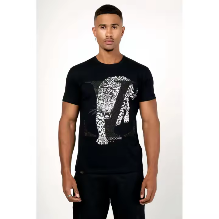 LOUIS VENDOME CAMISETA HOMBRE LV-66 Black. - 1