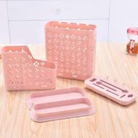 Cubertería de plástico para utensilios de cocina Rosa - details 3