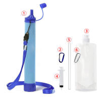 Purificador De Agua Portátil Para Camping Y Senderismo Emergencia Vida Adecuado Para Ríos Lago Exteriores Viajes Al Aire Libre - details 0