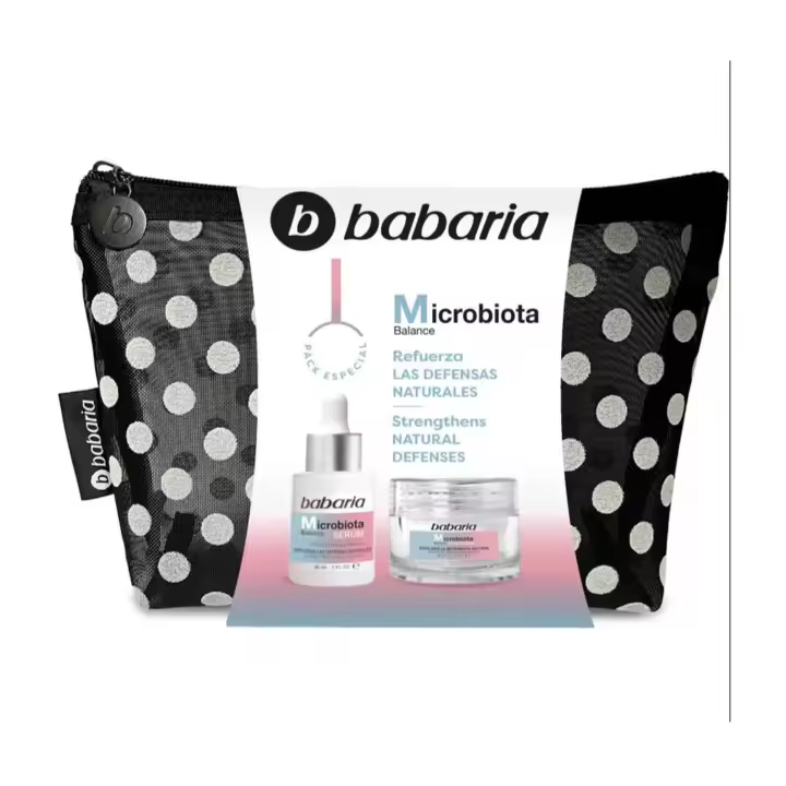 BABARIA MICROBIOTA REFUERZA CREMA FACIAL SET ESTUCHE 50ML + SERUM 1U. - 1