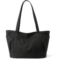 Bolso de mano para mujer, de lona, ​​informal, con asa superior, de gran capacidad, con cremallera, tipo hobo, para trabajo, viajes y compras - details 0