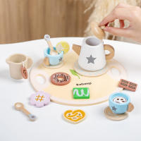 Juego De Té De Madera Para Niños Set De Cocina Pretendida Con Tetera Y Taza Para Juego De Casa Regalo Para Niños Y Niñas Edad 3-6 - details 8