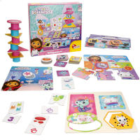 Lisciani Gabby's Dollhouse - Juegos de mesa 10 en 1, multijuegos, juegos niños 3 años, juguetes infantiles educativos, incluye juego de puzle, memo, colores, números, bingo, formas, asociaciones, sombras, busca y encuentra - details 0