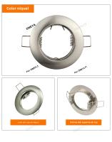 Soporte De Lámpara MR16 GU10 GU5.3 Cuerpo De Hierro Marco Con Base GU10 MR16 Para Iluminación De Techo Fijación Self-contained LED Bulbs - details 10