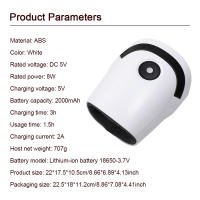 Masajeador de mano eléctrico multifuncional con bolsa de aire, instrumento para el cuidado de los puntos de acupuntura de los dedos, masajeador de mano inteligente. - details 10