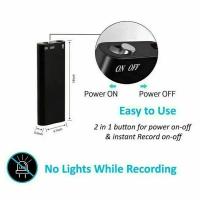 Grabadora De Voz Profesional Miniatura MP3 Portátil Digital Controlada Por La Voz Reducción De Ruido Espía Sin Almacenamiento Externo Con Micrófono Externo - details 18