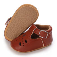 Zapatos Para Bebé Recién Nacidos Niñas Clásicos Corazón De Goma Antideslizante PU Vestido Primera Caminadora Zapatos De Cuna - details 18