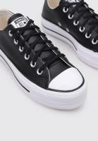 Converse CHUCK TAYLOR ALL STAR LIFT CLEAN -OX Deportivas Con Plataforma Mujer Negro - details 1
