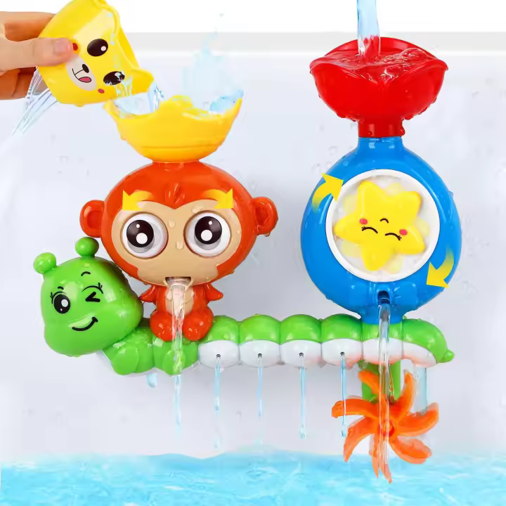 Juguetes de baño para niños de 1 A 5 años, juguetes de baño para bebés de 6 A 12 meses, juguetes sensoriales para autism, 3 Y 4 años. - 1