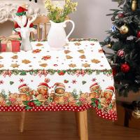 Mantel Desechable De Plástico Para Navidad 2024 Decoración De Hogar Con Diseño De Navidad Noel Año Nuevo Regalos Para Comedor - details 3