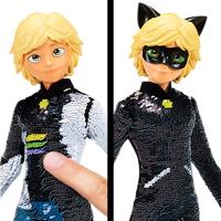 Miraculous Ladybug y Cat Noir – Muñeco con Lentejuelas – Adrien – Muñeco de 26 cm - details 7