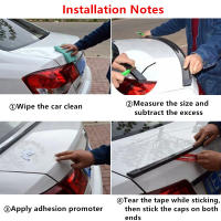 Spoiler Universal De Fibra De Carbono 5D Para Coches DIY Estilo Automotriz Adecuado Para Audi Toyota Honda KIA Hyundai Opel Todas Las Marcas De Coches - details 6