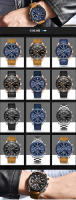 Reloj De Pulsera Deportivo Para Hombre BENYAR 2024 Estilo Casual Lujo Acero Inoxidable Resistente Al Agua Y Al Choque Movimiento Cuarzo - details 1