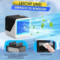 Aire acondicionado portátil, ventilador USB 3 en 1 con refrigeración líquida, tanque de agua, 3 velocidades de viento, enfriador de aire portátil para dormitorio y oficina - details 3