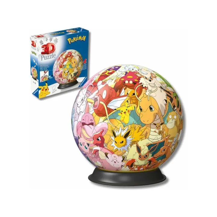 Puzzle Ball 3D Pokémon Puzzles por piezas Ravensburger RAVENSBURGER - 1