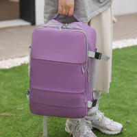 Mochila de viaje de gran capacidad para Mujer, Bolso de Día informal, impermeable, antirobus, Con Correa de equipamiento y Puerto de carga USB - details 1