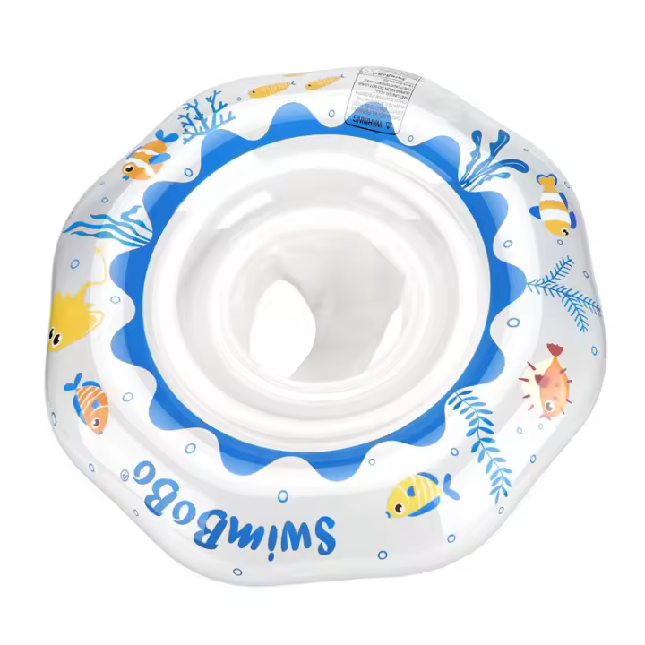Flotador infantil Swimbobo con forma de flor de ciruelo oceánico, bonito pez pequeño para bebé, para nadar - 1