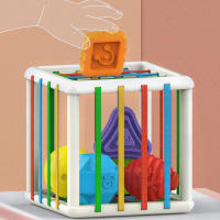 Juguete Educativo Montessori Para Bebés De 1-2 Años Juego De Aprendizaje Sensorial Y Motor Sorteo De Formas Juguetes Para Niños - details 1