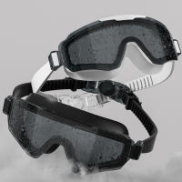 Nuevos Gafas De Natación Estilosas Con Marco Grande Protección UV Impermeables Visión HD Para Adultos Hombres Y Mujeres - details 5