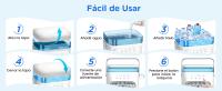 Aire Acondicionado Portatil Mini, 5 en 1 Enfriador de Aire Pequeño, Tanque de 1000m, 3 Velocidades, 2 Nebulización, 2-4H Cronometrado, 7 LED Ventilador Refrigerador para Dormitorio Oficina - details 9