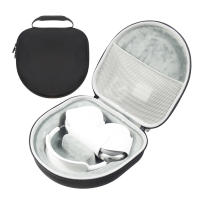 Estuche De Viaje Para Auriculares Con Bolsillo Malla Y Almacenamiento Portátil Estuche De Transporte Shockproof EVA Para Apple AirPods Max Compatible Con Auriculares De Computadora Y Teléfonos Móviles - details 6
