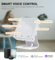 Termostato Inteligente WiFi Inalámbrico Para Calefacción De Agua De Estufa De Gas Controlador De Temperatura Inteligente USB RF Compatible Con Alice Alexa Google Home Tuya Battrery - details 6