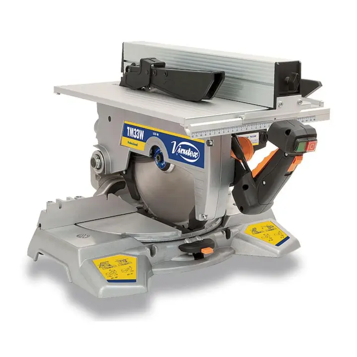 Tronzadora abatible con mesa superior 1.500W. TM33W Virutex - 1
