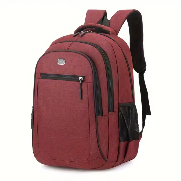 Mochila de gran capacidad para hombre y mujer, bolsa de ordenador para estudiantes, multibolsillo, resistente al agua y al desgaste, Chr - 1