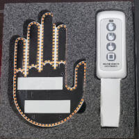 Luz De Señal De Mano Para Coche LED Con Control Remoto Luz Divertida Para Ventana Interior De Coche Decorativa Y Funcional - details 6