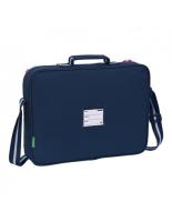 Safta Bandolera/ Maletín Benetton 'Love' Azul 38 Cm - details 1