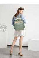 Mochila para mujer, nueva, estilo coreano, de gran capacidad, de alta calidad, antirrobo, portátil, sencilla, para estudiantes universitarios, mochila escolar de moda. - details 5