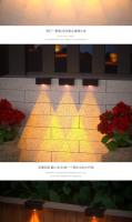 Lámpara Solar LED Exterior 2024 Impermeable Para Pared Ilumina Arriba Y Abajo Decoración De Jardín Hogar Navidad Fuente De Energía Solar ABS IP65 - details 28