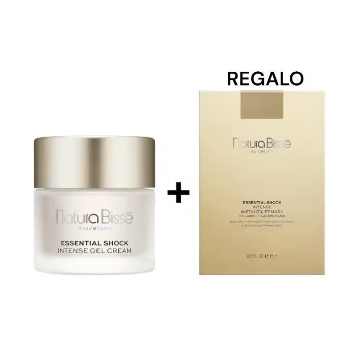 NATURA BISSE ESSENTIAL SHOCK INTENSE GEL CREAM 75 ML + ESSENTIAL SHOCK INTENSE INSTANT-LIFT MASK 15 ML DE REGALO - 1