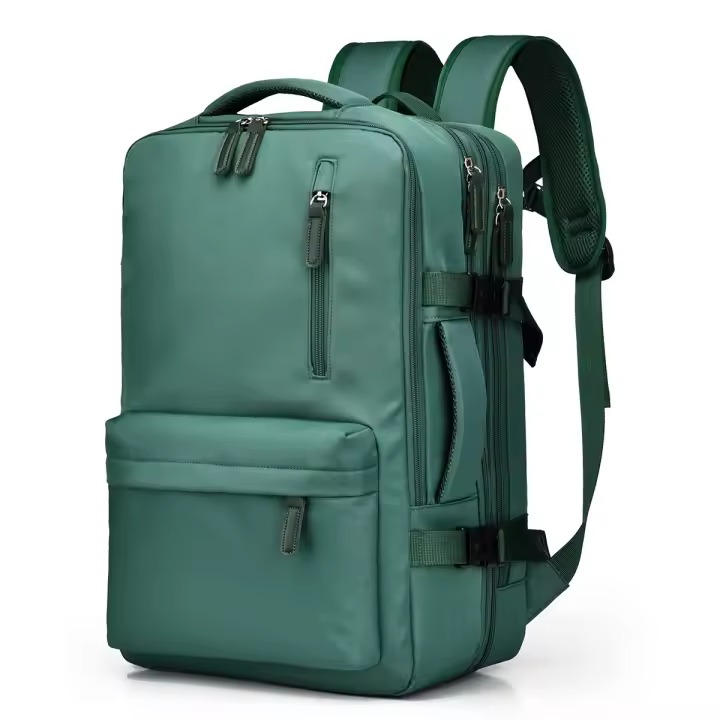 Mochipa de Viaje en Cabina de Avión 44x16x30 Mochila de Equipaje para Mujer 45x16x30 cm Tamaño de Equipaje de Mano Mopila Ampliable Mochipa de Viaje para Hombre Mochipa Impermeable para Portátil with USB - 1