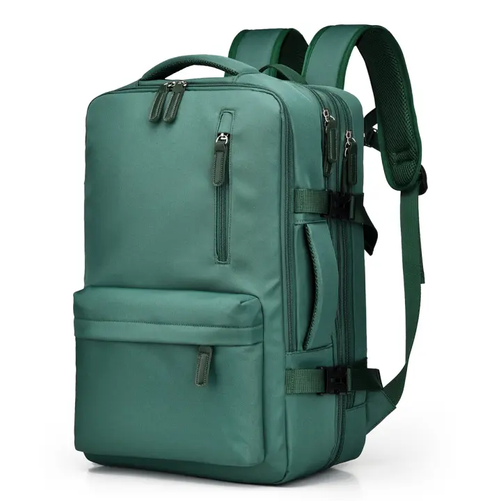 Mochipa de Viaje en Cabina de Avión 44x16x30 Mochila de Equipaje para Mujer 45x16x30 cm Tamaño de Equipaje de Mano Mopila Ampliable Mochipa de Viaje para Hombre Mochipa Impermeable para Portátil with USB - 1