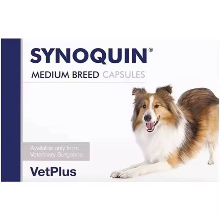 SYNOQUIN RAZA MEDIANAS 120 CAPSULAS (VETPLUS) - 1